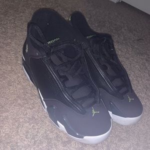 Jordan 14 Green and black
